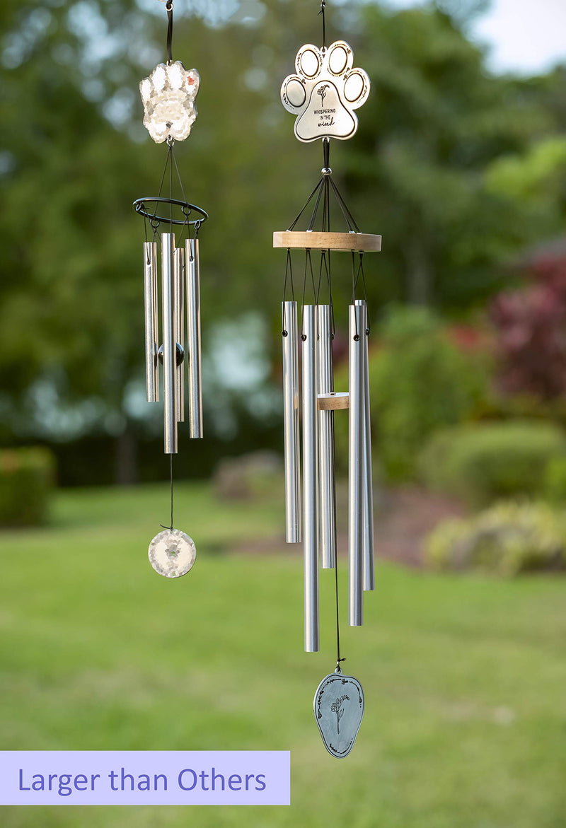 Yearn Pet Memorial Wind Chime | Dog Loss Sympathy Gift for Grieving Pet Owners | Dog Memorial Windchime | Pet Loss Gifts | Pet Memorial Gifts | Comes in a Delicate Gift Box and Includes Sympathy Card - PawsPlanet Australia