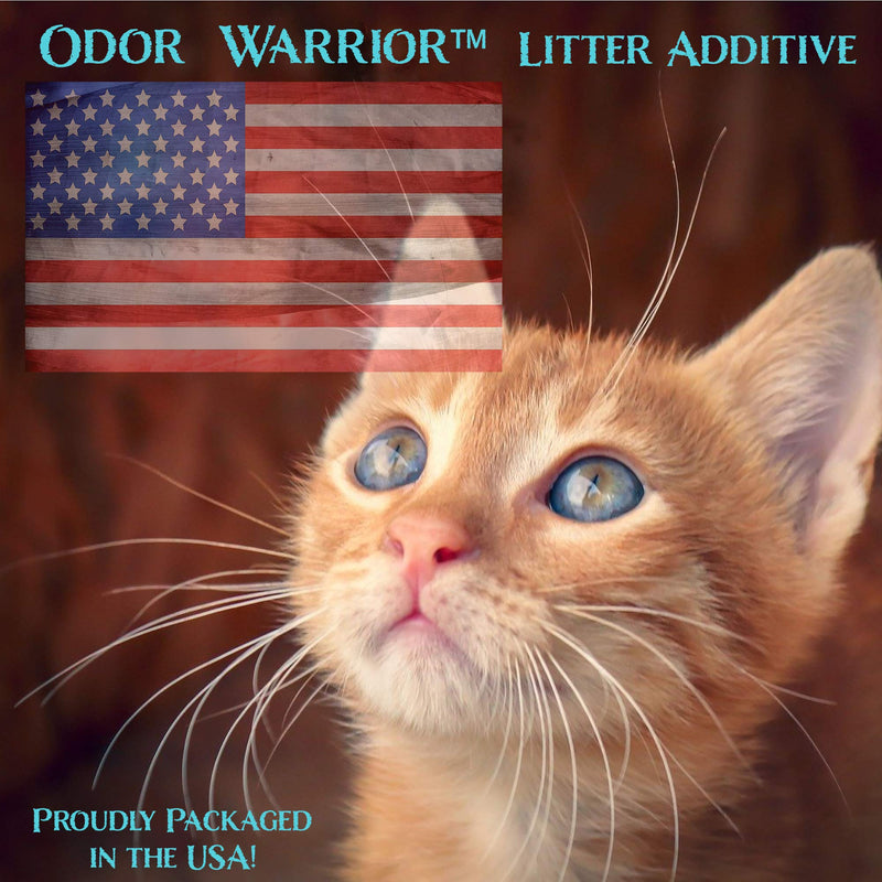 [Australia] - Sapphire Labs Odor Warrior Cat Litter Deodorizer | Additive for Cat Litter Odor Control Using Activated Carbon | Extend The Life of Your Kitty Litter with a Truly Fragrance Free Litter Solution 