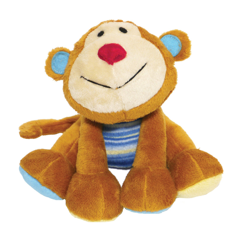 Rosewood Chubleez Quackers, Grey & Marvin Monkey Dog Toy, brown/tan/blue + Marvin Monkey Dog Toy, brown/tan/blue - PawsPlanet Australia