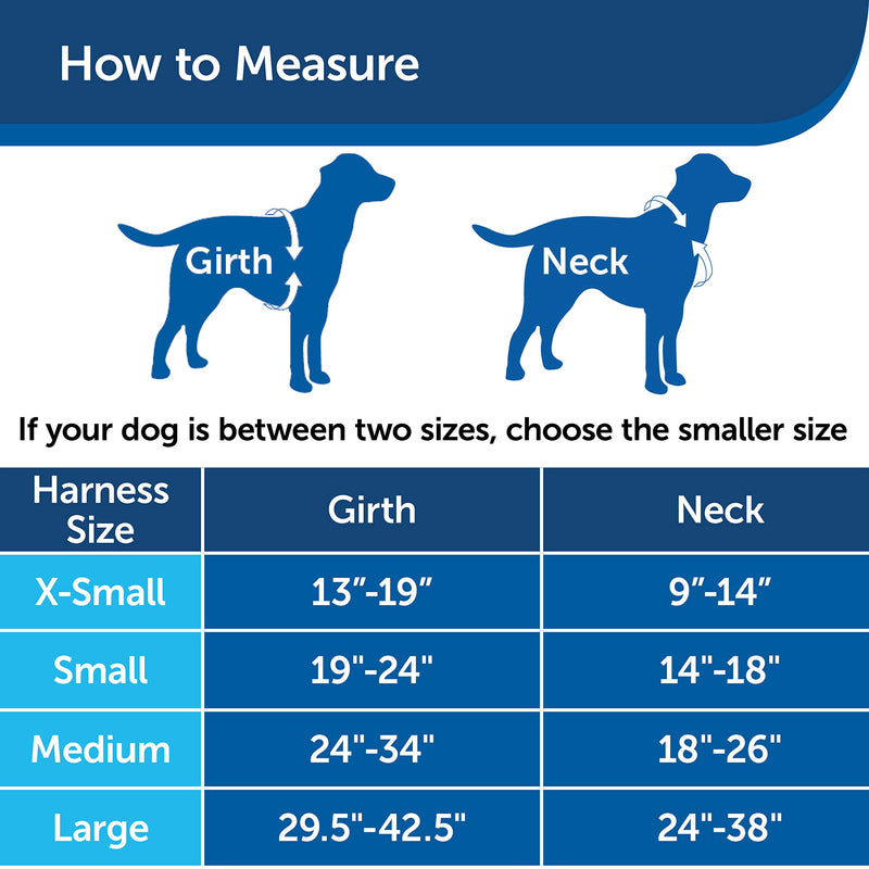 [Australia] - PetSafe 3 in 1 Harness - No-Pull Dog Harness - for X-Small, Small, Medium and Large Breeds - from the Makers of the Easy Walk Harness Teal 