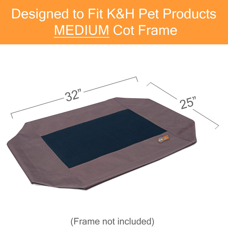 [Australia] - K&H Pet Products Original Pet Cot Replacement Cover Medium (25" x 32") Tan 