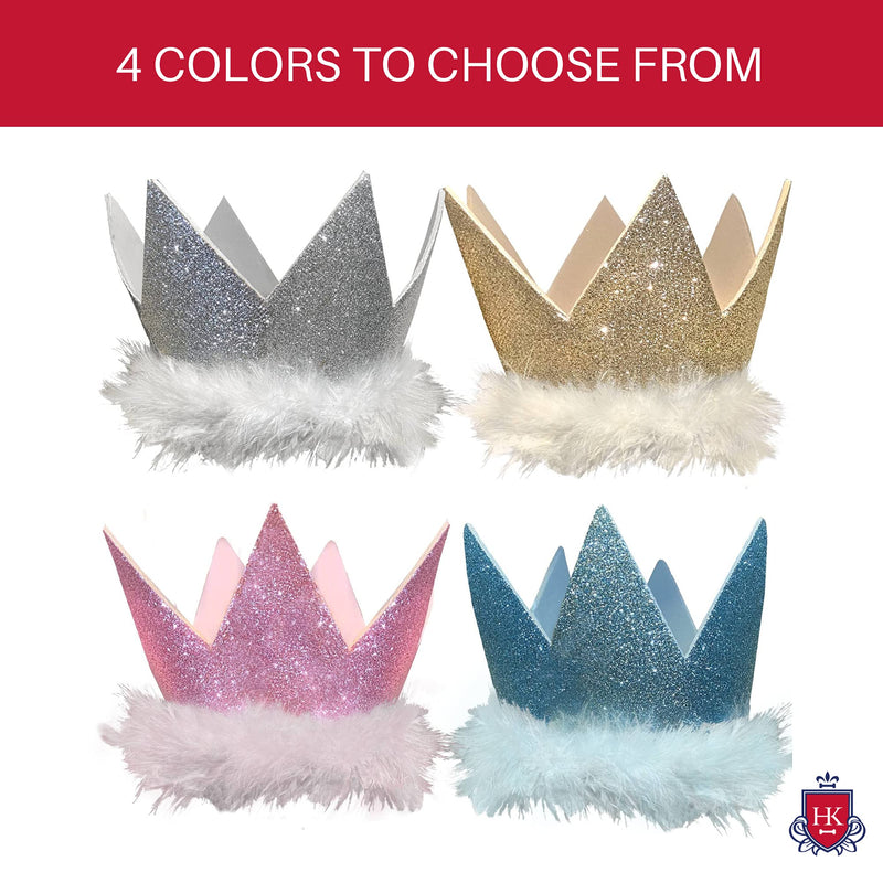 H&K Party Crown | Pink (Small) | Crown for Dogs and Cats | Adjustable Strap for Comfort and Stability | Perfect for Birthday Party, Adoption Celebration or Gotcha Day Photos - PawsPlanet Australia