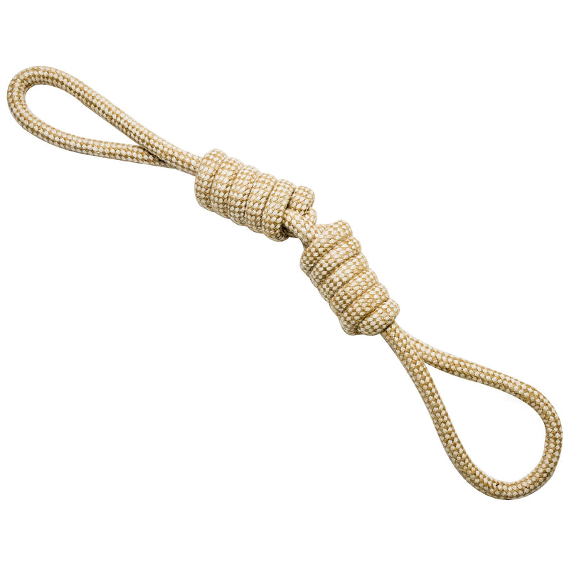 [Australia] - Franklin Pet Supply Natural Non-Toxic Rope Dog Toys – Hemp – Play Fetch – Tug of War – Dog Teething – Puppy Chew – 4 Pack 