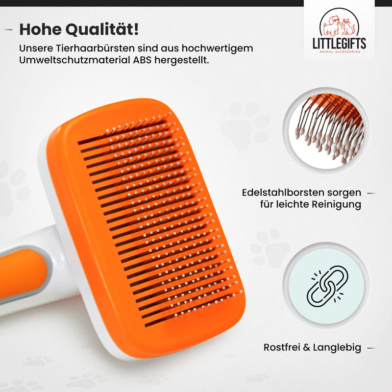 Little Gifts Cat Brush Dog Brush Long Hair Short Hair Animal Hair Remover Animal Hair Brush Cats Dogs Brush - PawsPlanet Australia