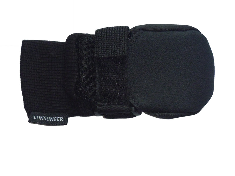 LONSUNEER Dog Boots Breathable Protect Paws Soft Nonslip Soles in 5 Sizes X-Small Black - PawsPlanet Australia