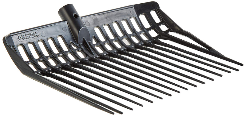 Kerbl 326052 Ecofork manure fork, without handle, black, 1 piece (pack of 1) - PawsPlanet Australia