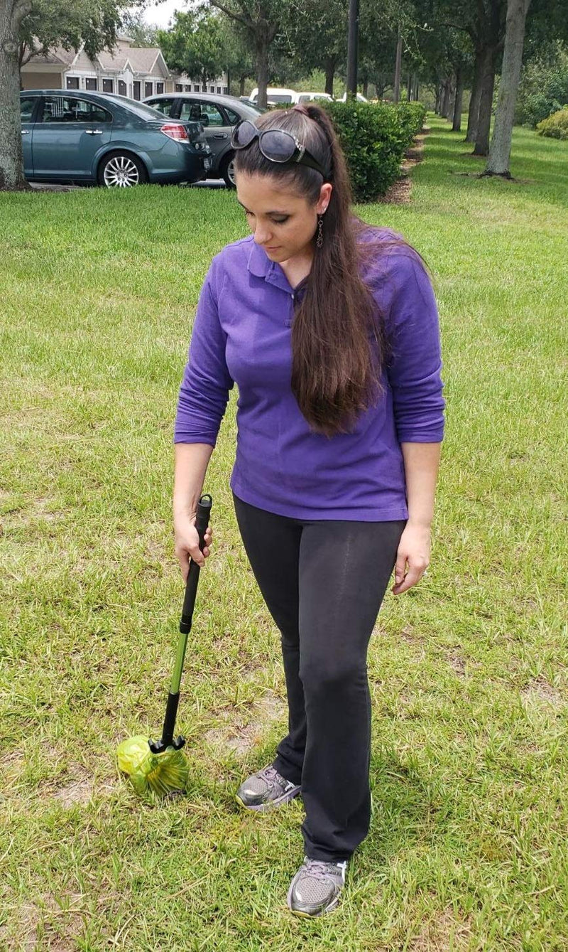 GoGo Stik ST, The Totally Clean Pooper Scooper - Poo Catcher. Small, Medium, Large Dogs. Scoop or Use as a Poo Catcher on Walks. Use Store Bags or Poop Friendly Dootie Bags Large (Pack of 100) - PawsPlanet Australia