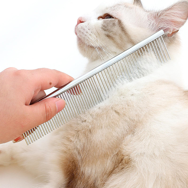 Stainless Steel Pet Grooming Comb Pet Comb Claw Scissors Cats Professional Cat Nail Scissors Claw Scissors for Cats & Dogs, Removes Knots Dogs Small Cats Claw Trimmer - PawsPlanet Australia