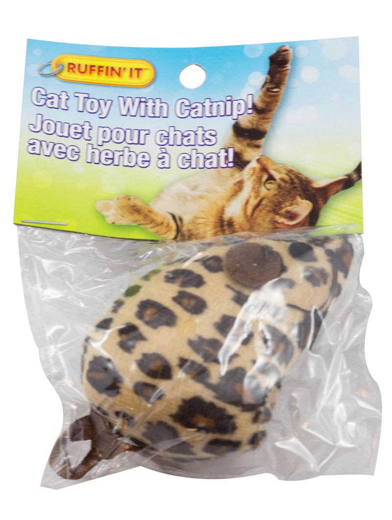 [Australia] - Ruffin It Funny Mouse Cat Toy With Catnip 1-Pack 