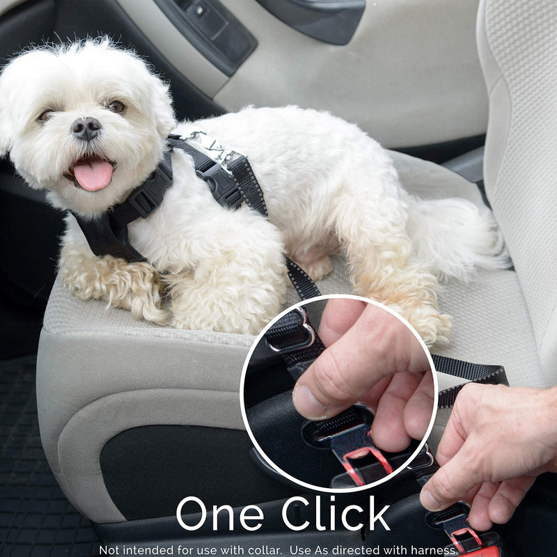 Dog Seat Belt Pet Dog Cat Car Seatbelt Safety Tether - 2 Pack - Adjustable Harness Belts Pet Leash - Heavy Duty Nylon Seatbelts - Universal Fit Cars Truck SUV - PawsPlanet Australia