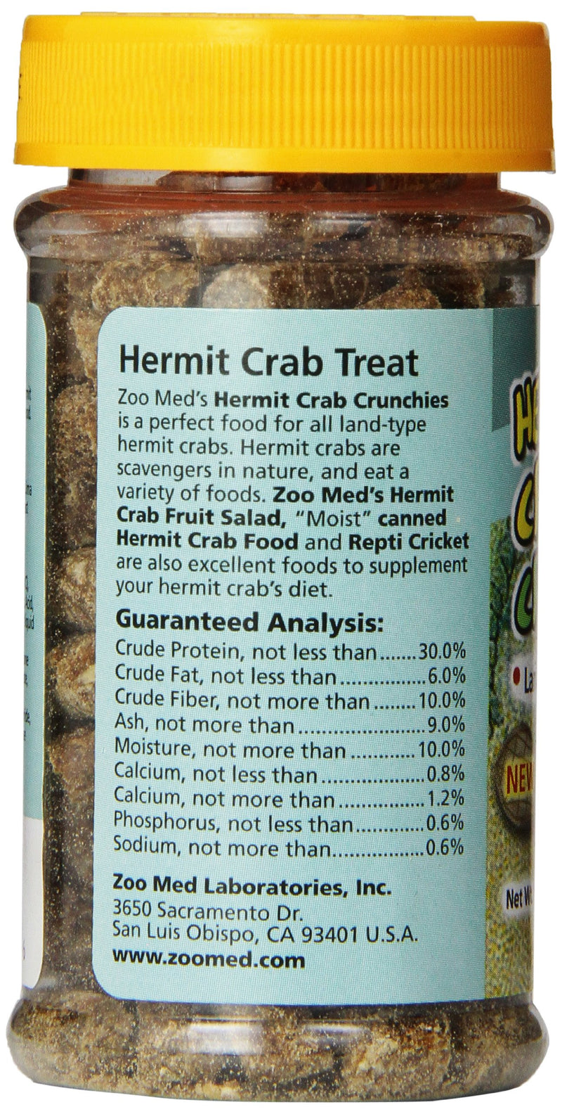 [Australia] - Zoo Med Hermit Crab Peanut Crunchies 1.85 oz 