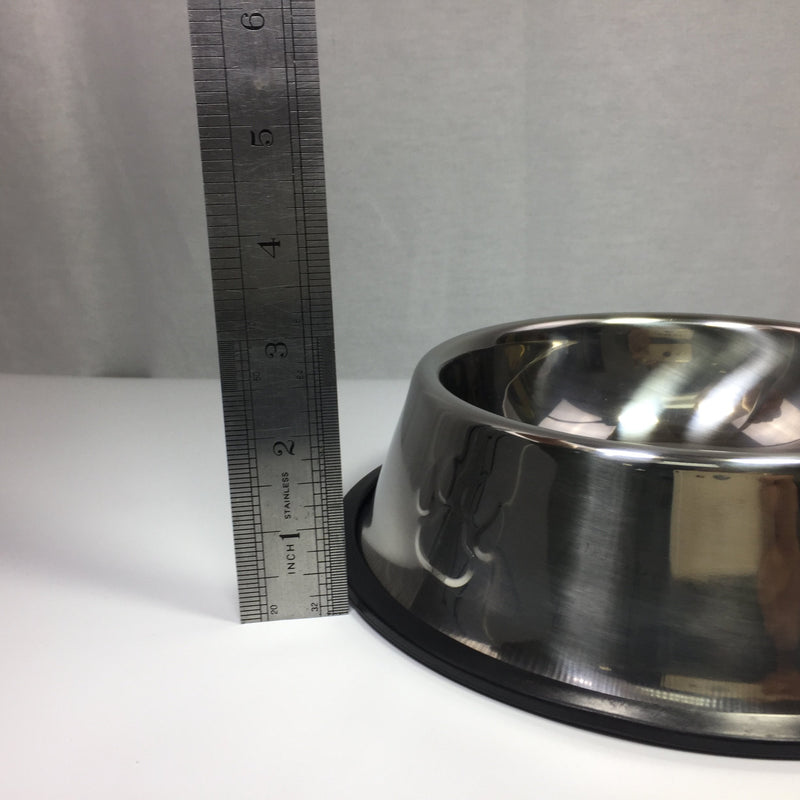 [Australia] - FixtureDisplays Set of 5 16-oz Dog/Cat Bowl Stainless Steel Dog Pet Food or Water Bowl Dish 12195 12195 