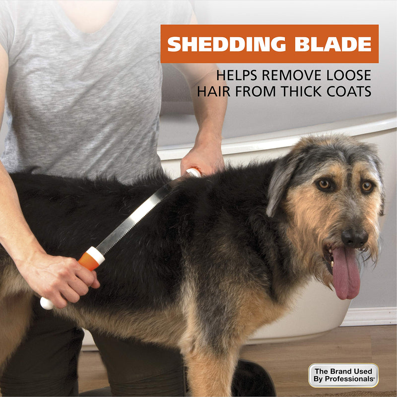 WAHL Double Sided Shedding Blade with a Coarse and Fine Blade for Pet Dogs and Cats Hair or Fur - PawsPlanet Australia