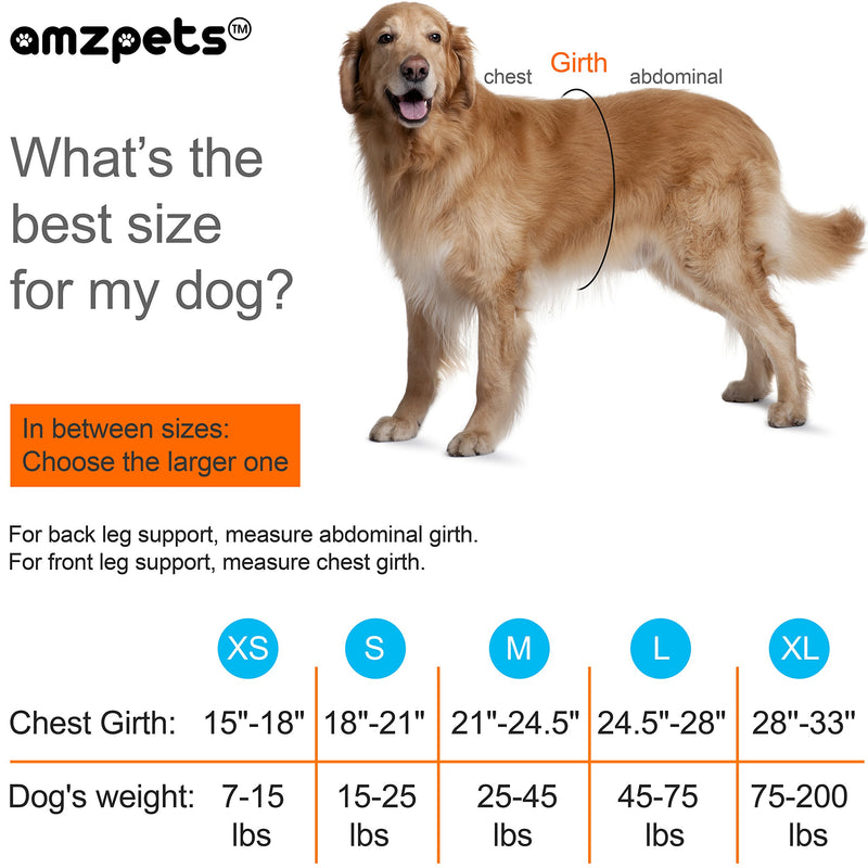 [Australia] - AMZpets Dog Lift Harness Support Sling Helps Dogs with Weak Front or Rear Legs Stand Up, Walk, Get Into Cars, Climb Stairs. Best Alternative to Dog Wheelchair X-Small 