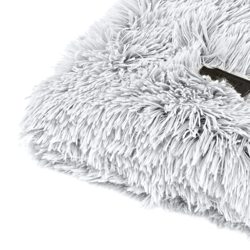The Dog’s Blanket Sound Sleep Donut Blanket, XL Ice White 97x139cm, Premium Quality Calming, Anti-Anxiety Snuggler Blanket - PawsPlanet Australia
