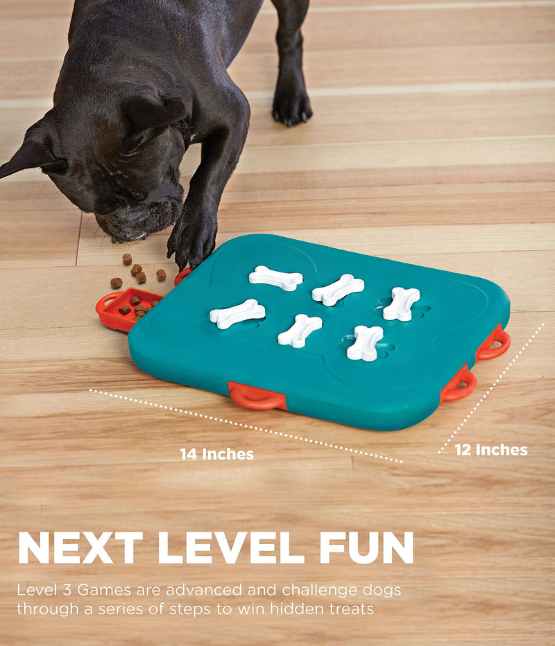 [Australia] - Nina Ottosson By Outward Hound - Interactive Puzzle Game Dog Toys Level 3 (Advanced) Casino 