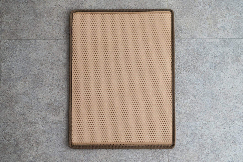 BlackHole Litter Mat Blackhole Cat Litter Mat - Large Size Rectangular 30" X 23" Beige - PawsPlanet Australia