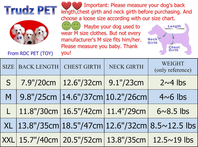 Izefia Dog Coat Clothes Hoodies Jumpsuit Dog Clothing Thickened Cotton Jeans Overall Fleece Warm Sweater 4 Legs Jacket Sweat Shirt for Small Dog Medium Cat (Orange,S) Orange - PawsPlanet Australia