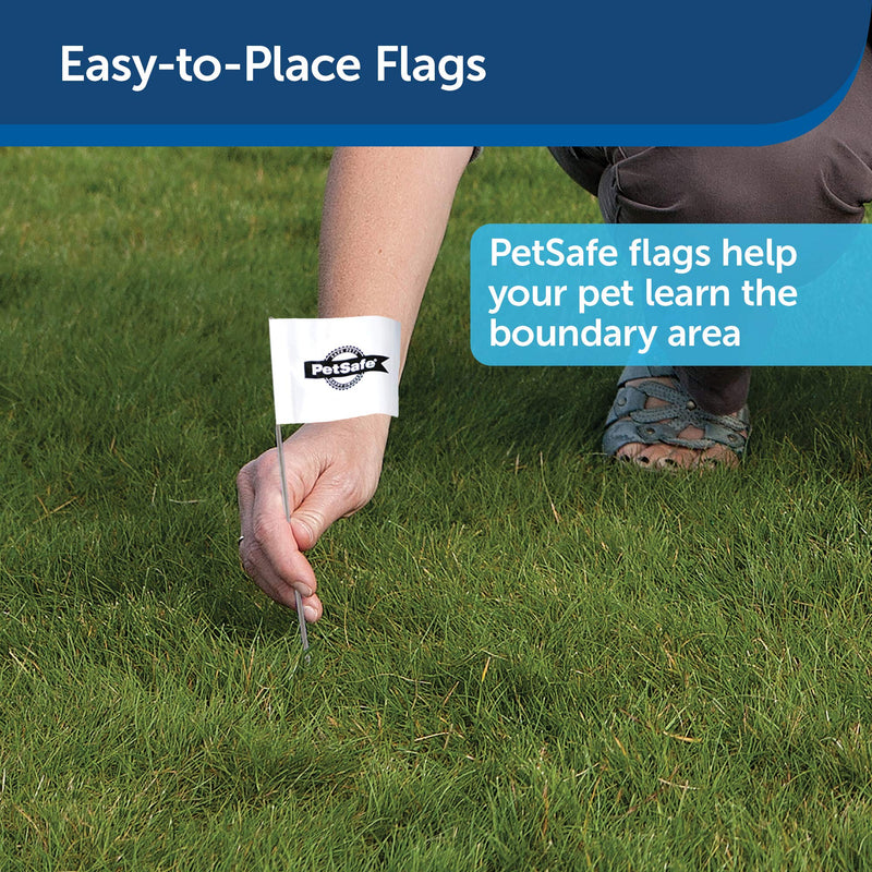 PetSafe Boundary Flags (Bundle of 50), For Use with PetSafe's Dog and Cat In-Ground Fences and Wireless Fences - From the Parent Company of INVISIBLE FENCE Brand - PawsPlanet Australia