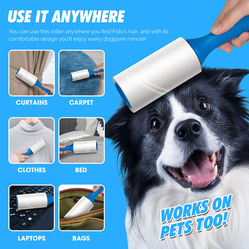 PetLovers Lint Rollers for Pet Hair Extra Sticky 6 Pack - Lint Remover for Clothes - PawsPlanet Australia
