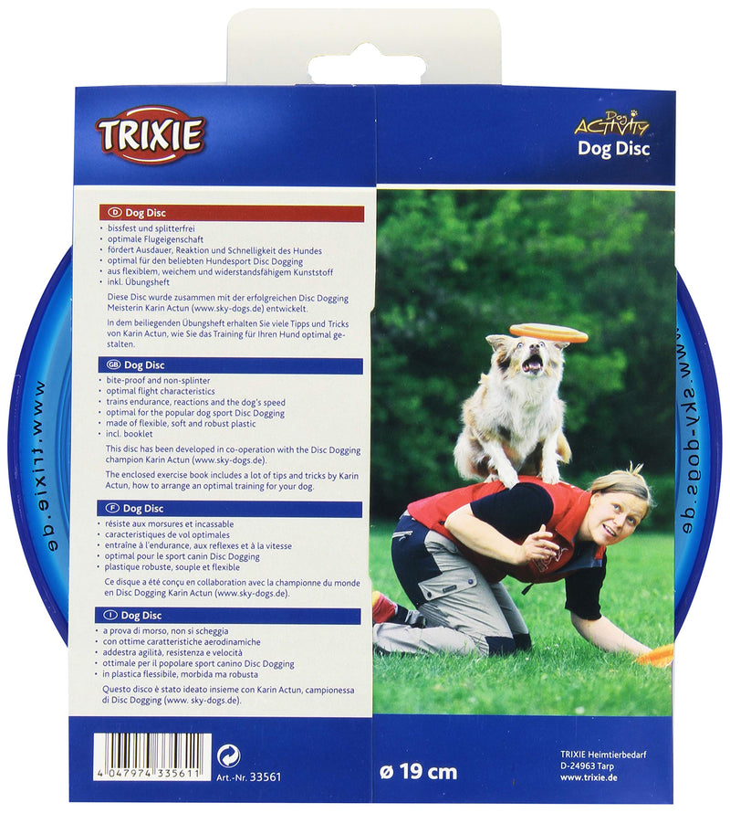Trixie 33561, Doggy Disc 19 cm, Assorted Colors - PawsPlanet Australia
