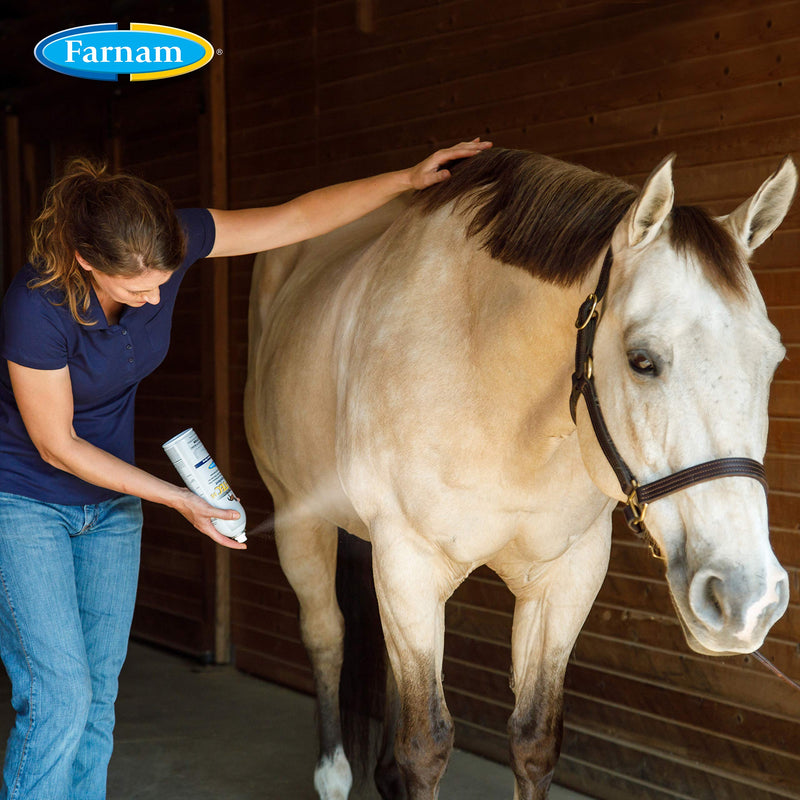 Farnam Tri-Tec 14 Fly Repellent for Horses Continuous Spray 15 Ounces - PawsPlanet Australia