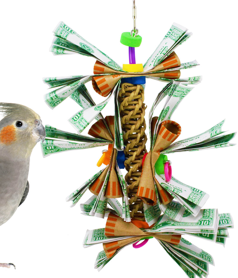 [Australia] - Bonka Bird Toys 1024 Ka-Ching Chew Bird Toy Parrot cage Toys Cages Cockatiel Conure African Grey 