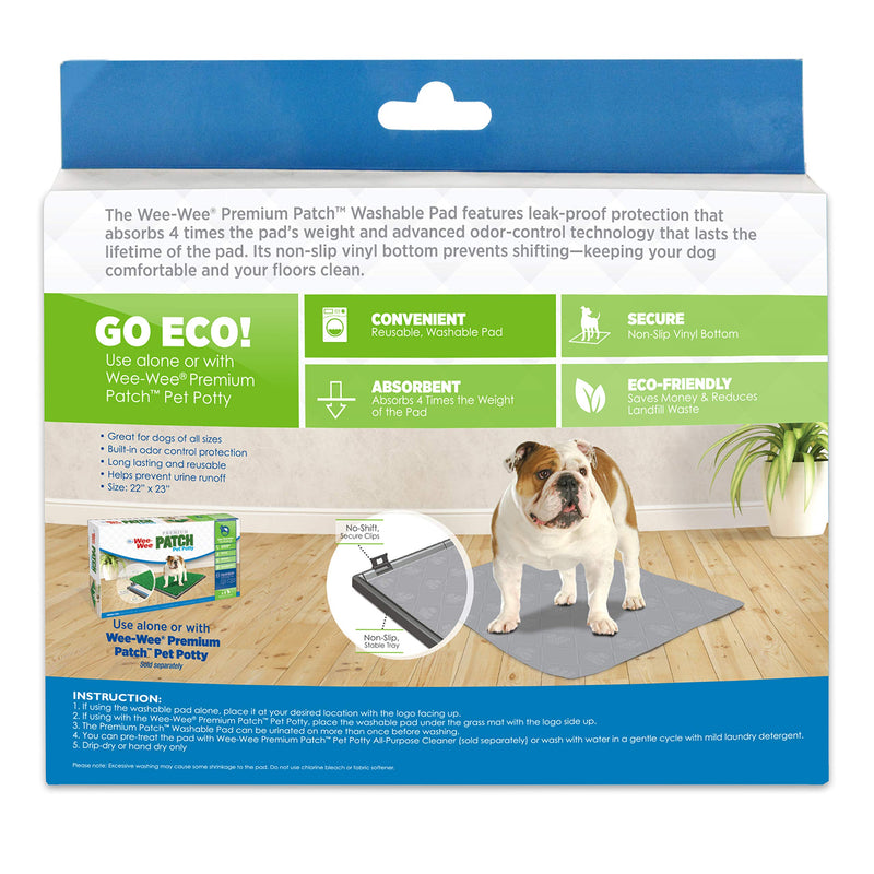 [Australia] - Four Paws Wee-Wee Premium Patch Reusable Pee Pad for Dogs, 1 Count Standard 22" x 23" 