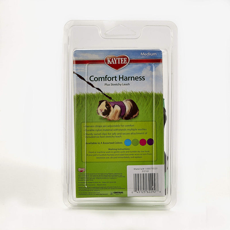 [Australia] - Kaytee Comfort Harness & Stretchy Leash, Colors Vary Medium Standard Packaging 