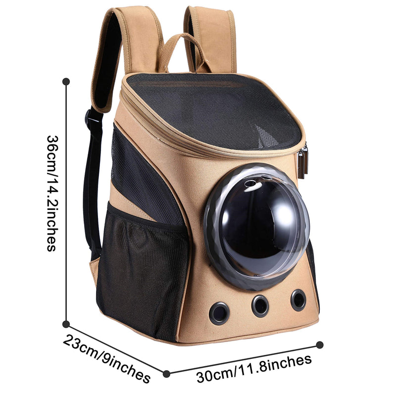 Dog Cat Bubble Innovative Backpack for Cats Dogs Pet Convenient Carrier Breathable for Travel Airline Approved - PawsPlanet Australia