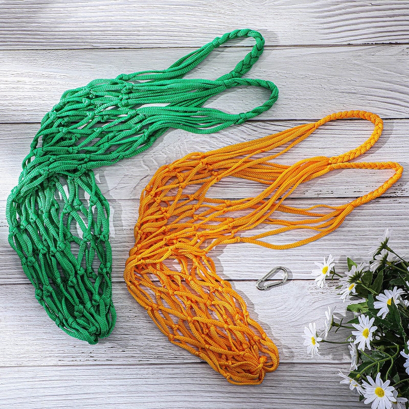 4 Pieces Chicken Vegetable String Bag Chicken Cabbage Feeder Treat Feeding Tool Chicken Vegetable Cabbage Snack Hanging Feeder Toys with Hook for Chickens, Goose, Duck, Large Birds - PawsPlanet Australia