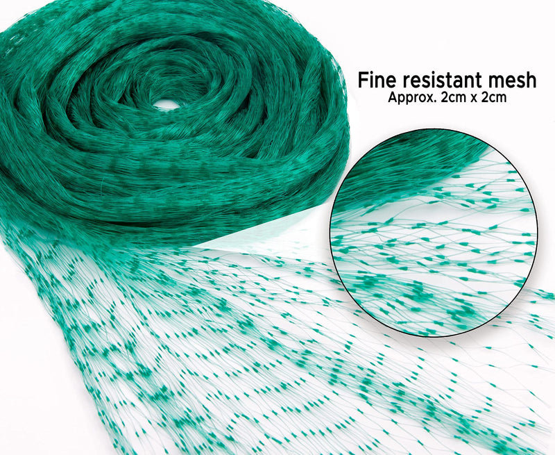 Straame Garden Netting, Plant, Veg, Fruit and Ponds Protection, Cat and Bird Proof Garden Net, Versatile Fine Mesh Garden, Garden Fence Netting, Garden Accessories - (1, 2X10) 1 - PawsPlanet Australia