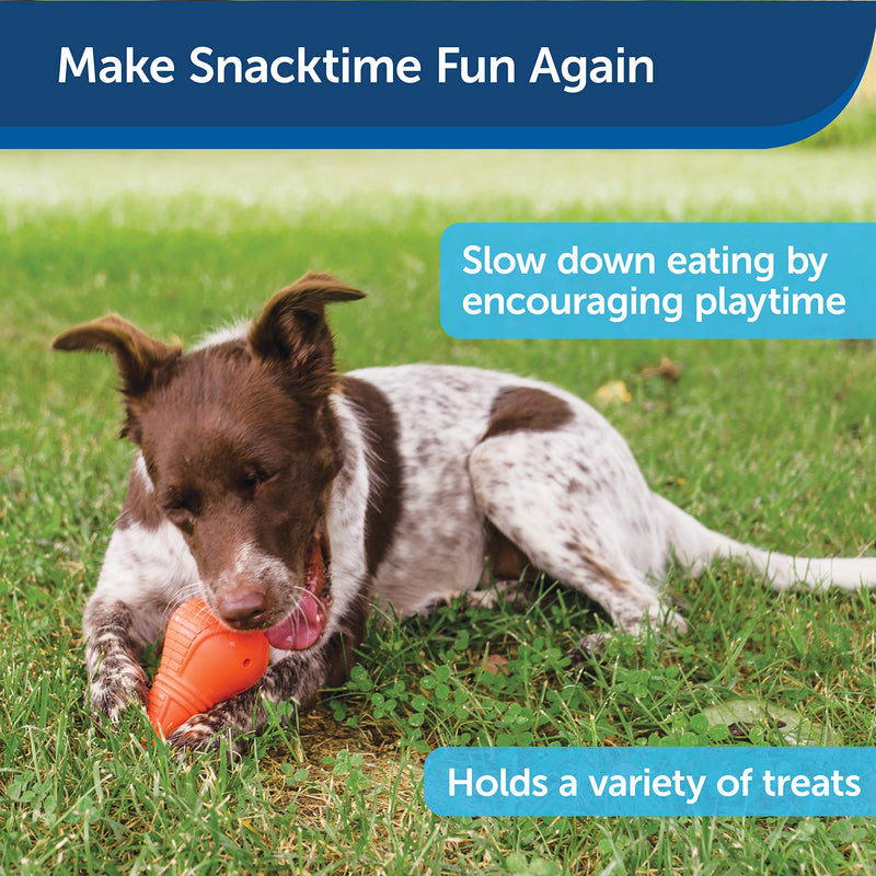 PetSafe Sportsmen Squeak N Treat Booya Refillable Dog Dispensing Toy, Medium - PawsPlanet Australia