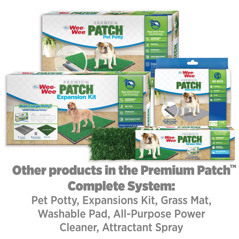 [Australia] - Four Paws Wee-Wee Premium Puppy Training Indoor Grass Potty Patch Standard 22" x 23" None 