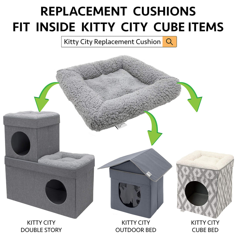 [Australia] - Kitty City Large Cat Cube Replacement Comfy Bed 