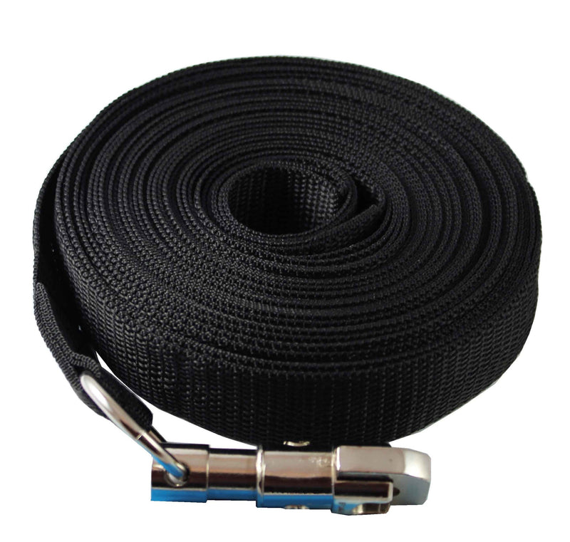 [Australia] - Dog Leash 1" Wide Nylon 10 Feet Extra Long for Training Secure Locking Snape Locking Snap 