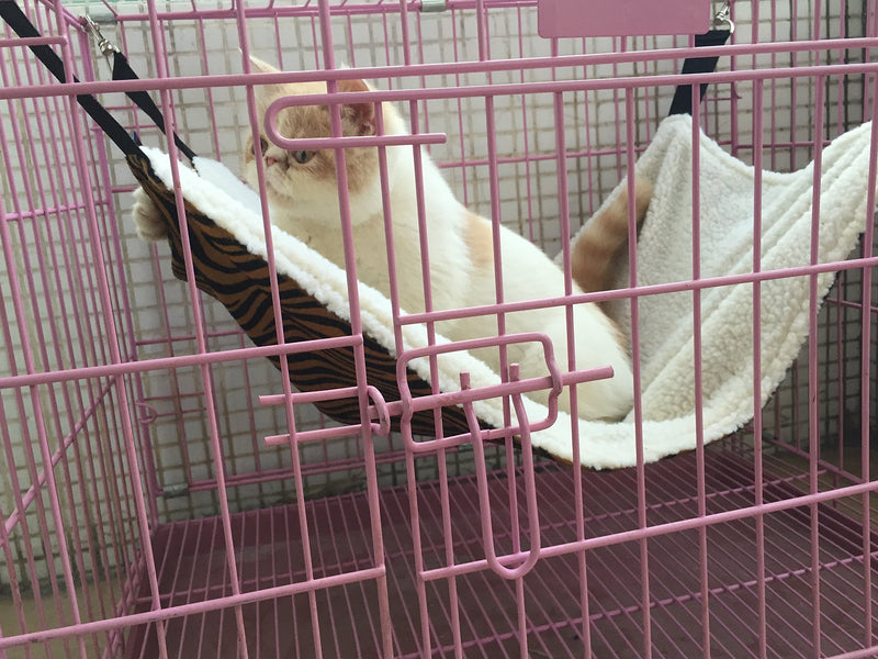 [Australia] - UsefulThingy Cat Hammock/Ferret, Rat, Rabbit, Small Dogs or Other Pet - Easy to Attach to a Cage - 3 Designs Tiger 