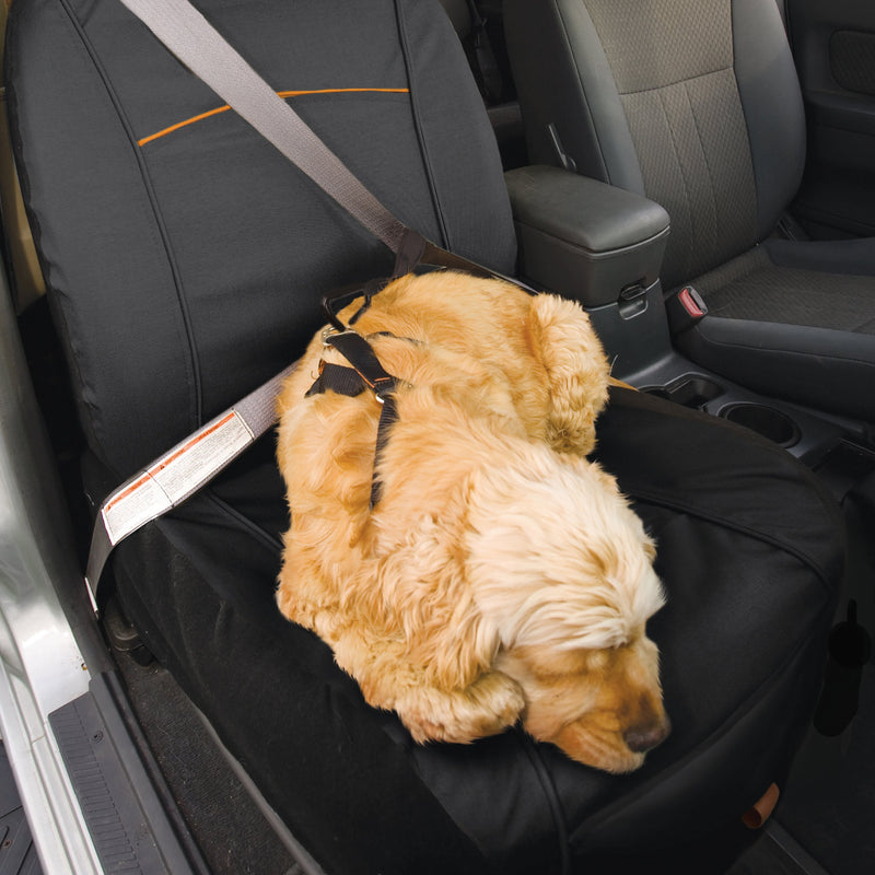 [Australia] - Kurgo CoPilot Bucket Seat Cover for Dogs —Waterproof, Stain Resistant & Machine Washable Black 