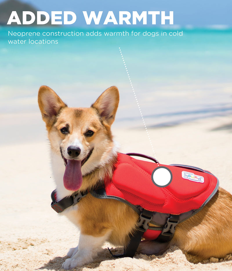 [Australia] - Outward Hound Dawson Dog Life Jacket - Water Safety Swimming Pet Flotation Device MD 