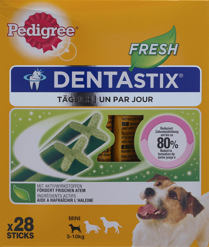 Pedigree Dentastix Fresh 28 Sticks (Pack Size: Small Dog) 28 Count (Pack of 1) - PawsPlanet Australia