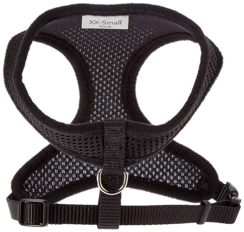 [Australia] - Coastal Pet Products DCP6313BLK Nylon Comfort Soft Adjustable Dog Harness, XX-Small, Black 