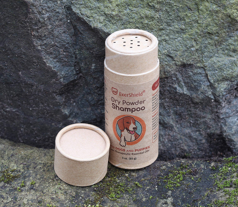 [Australia] - Dry powder shampoo for dogs and puppies. Waterless dog shampoo is all natural, relaxes dogs. Great dry shampoo for smelly dogs. 