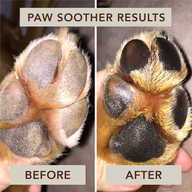 Natural Dog Company - PAWDICURE BUNDLE - Protects and Heals Dry Cracked Dog Paw Pads - Paw Soother 2 oz Stick + PawTection 2 oz Stick - Organic, All-Natural Balms - PawsPlanet Australia