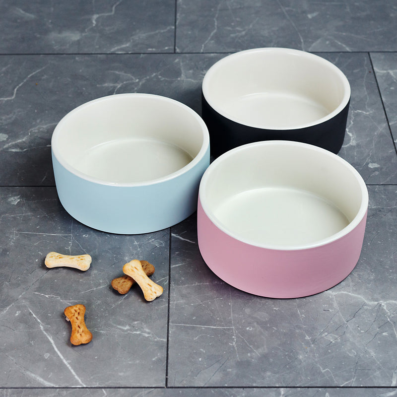 [Australia] - Magisso Happy Pet Project Naturally Cooling Ceramics Water Bowl tal-lt Pink 