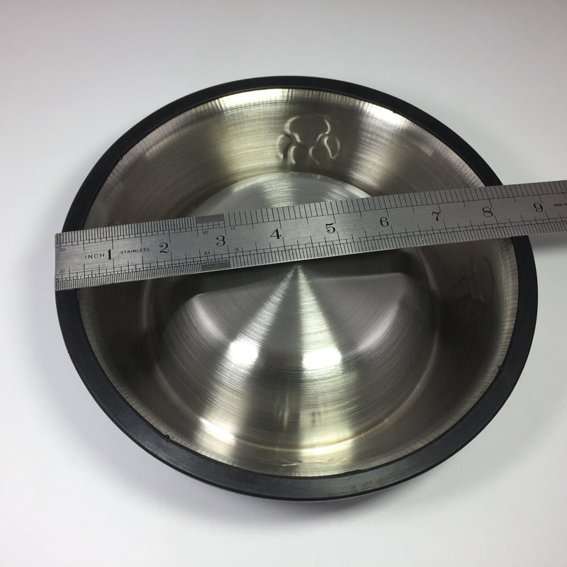 [Australia] - FixtureDisplays Set of 5 16-oz Dog/Cat Bowl Stainless Steel Dog Pet Food or Water Bowl Dish 12195 12195 