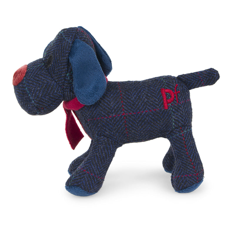 Petface Christmas Midnight Tweed Freddi Dog Toy Pack of 1 - PawsPlanet Australia