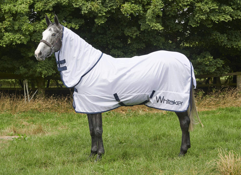 John Whitaker Farnhill Roll up Fly Rug White XL - PawsPlanet Australia