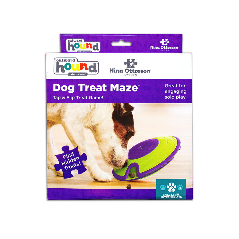 Outward Hound Nina Ottosson Treat Maze - Interactive Dog Toy for Treats - Advanced Level 2 (Intermediate) - PawsPlanet Australia