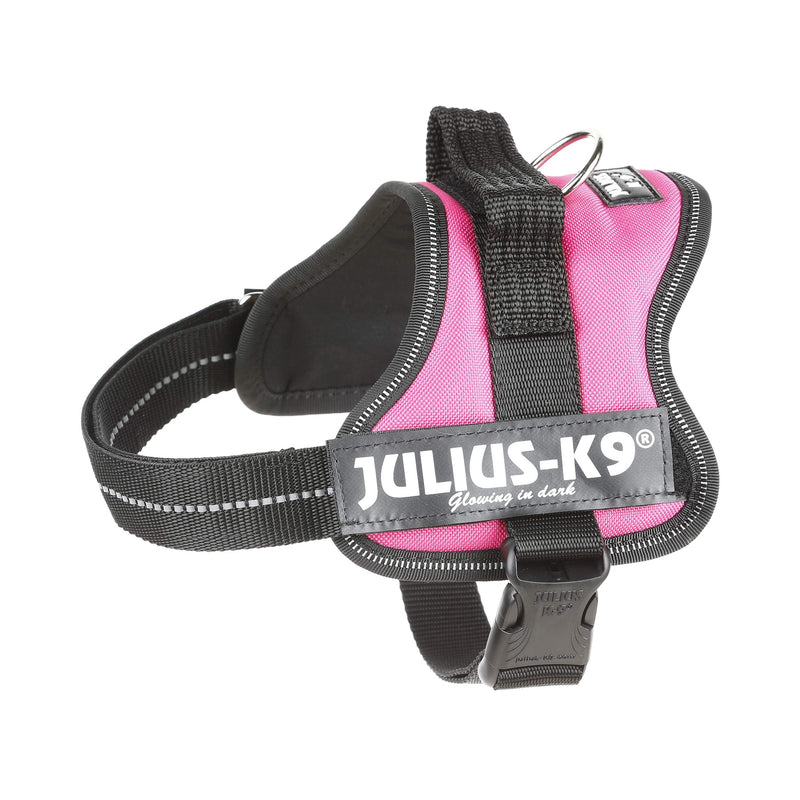 Julius-K9, 162DPN-M, K9-Powerharness, dog harness, Size: Mini, Dark Pink - PawsPlanet Australia
