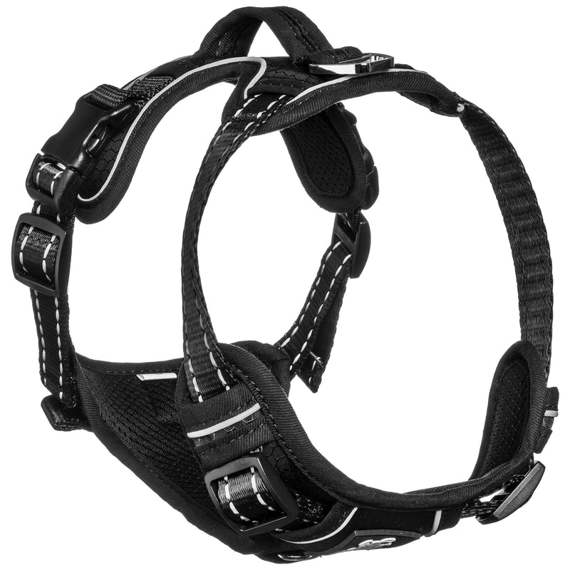 Happy Tails - Black Dog Harness - Small - PawsPlanet Australia